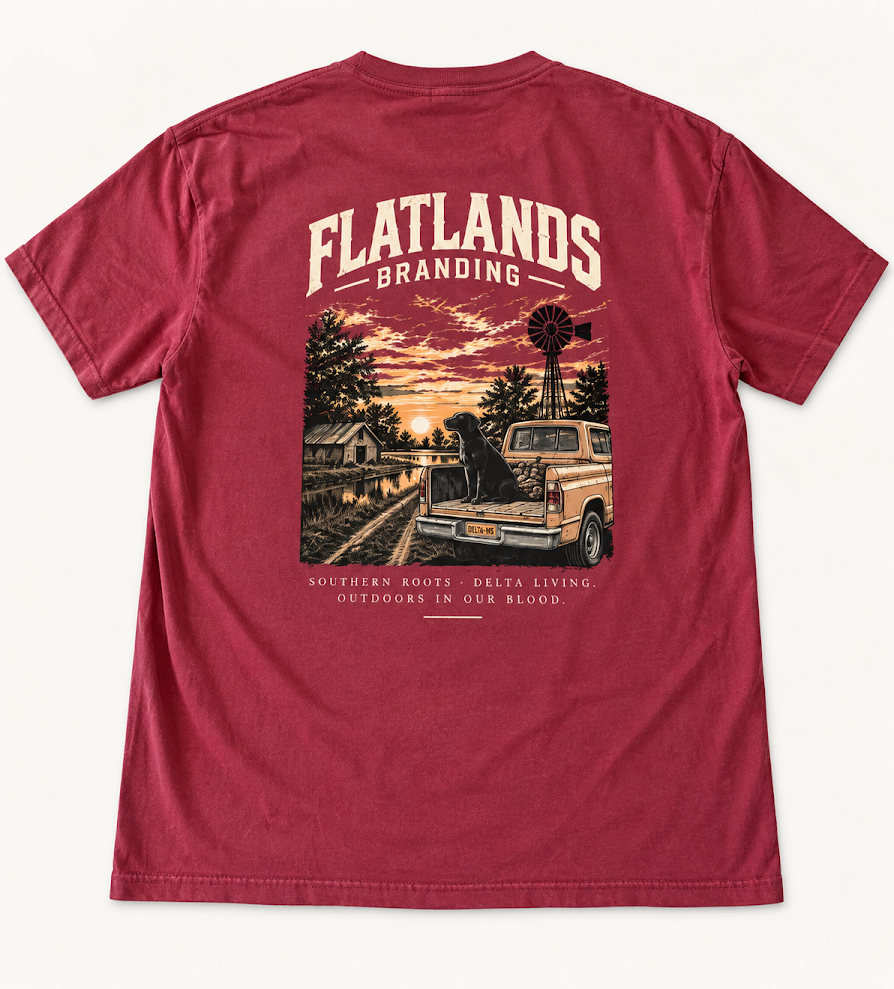 Adult Delta Dog - Crimson Short Sleeve