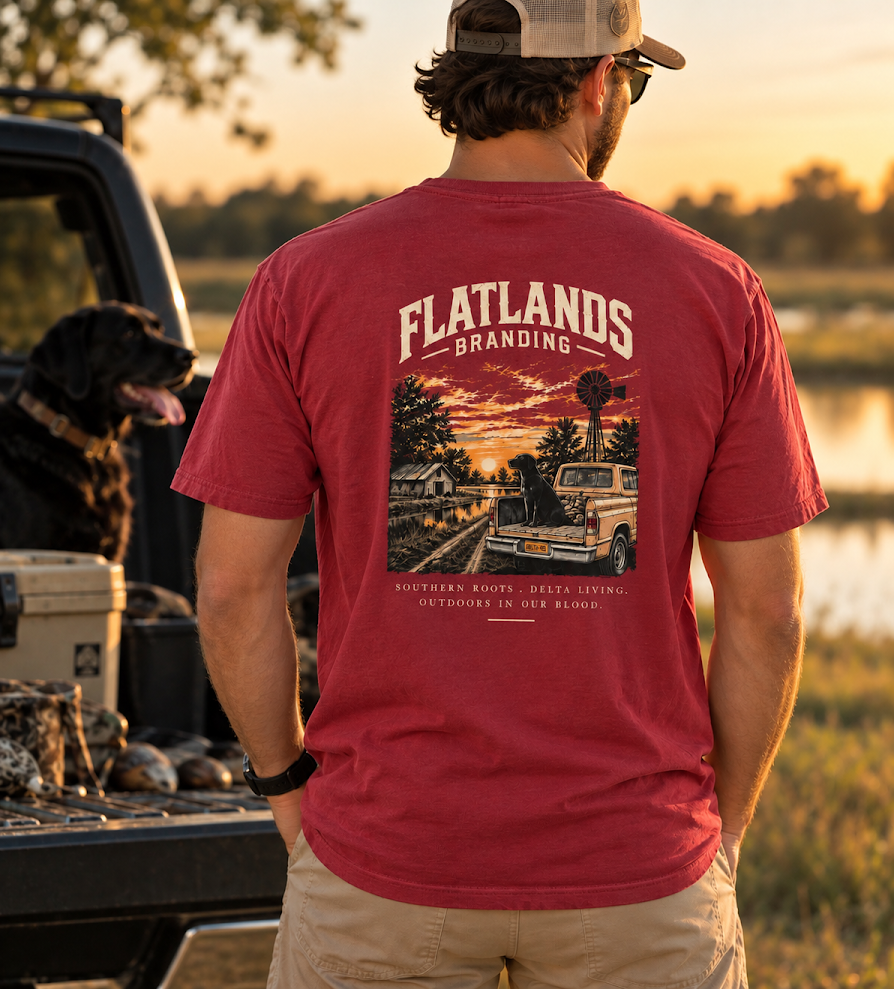 Adult Delta Dog - Crimson Short Sleeve