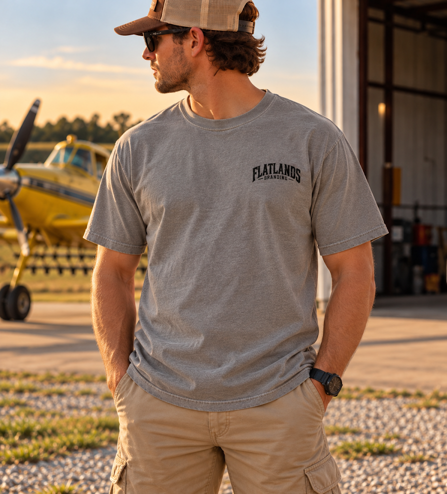 Adult Plane - Grey Short Sleeve