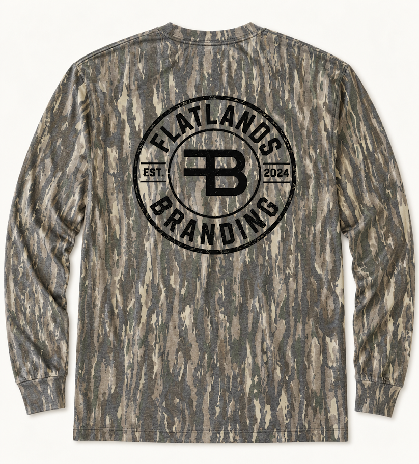 Adult Realtree Flatlands Branding - OG Camo Long Sleeve