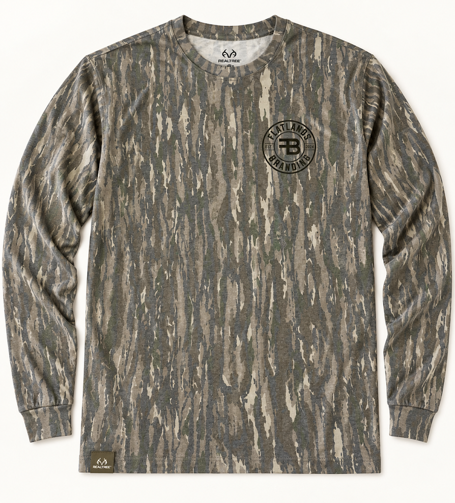 Adult Realtree Flatlands Branding - OG Camo Long Sleeve