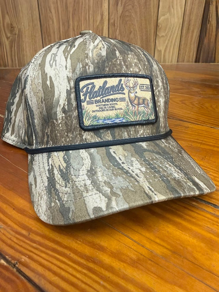 Outdoor Cap 550 CAMO REALTREE® LEGACY/BLACK CORD - Flatlands Branding Deer