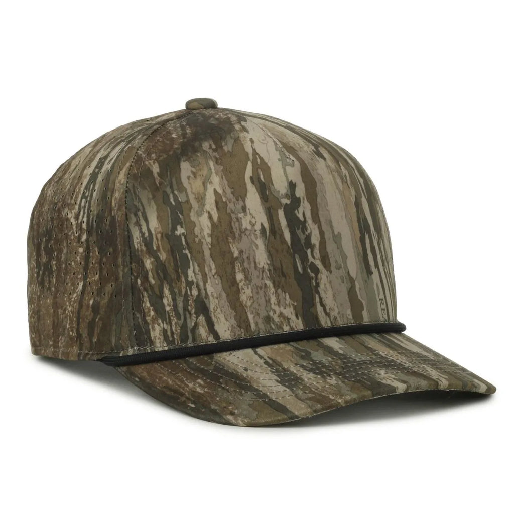Outdoor Cap 551 CAMO REALTREE® LEGACY/BLACK CORD - Flatlands Branding Dog/Duck
