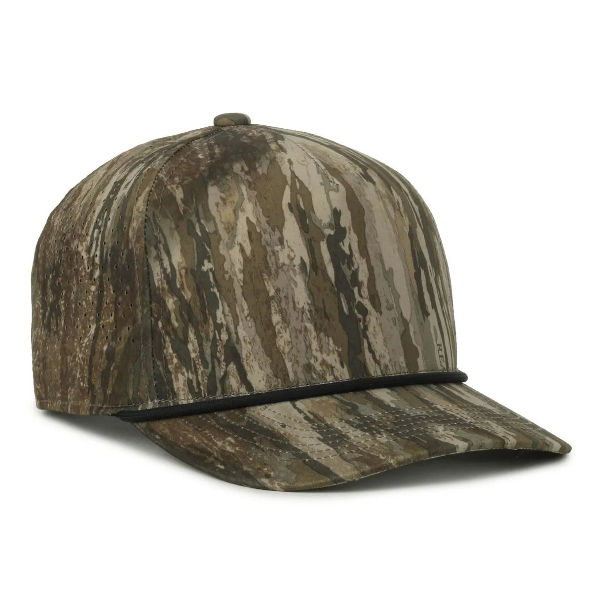 Outdoor Cap 551 CAMO REALTREE® LEGACY/BLACK CORD - Flatlands Branding Dog/Duck