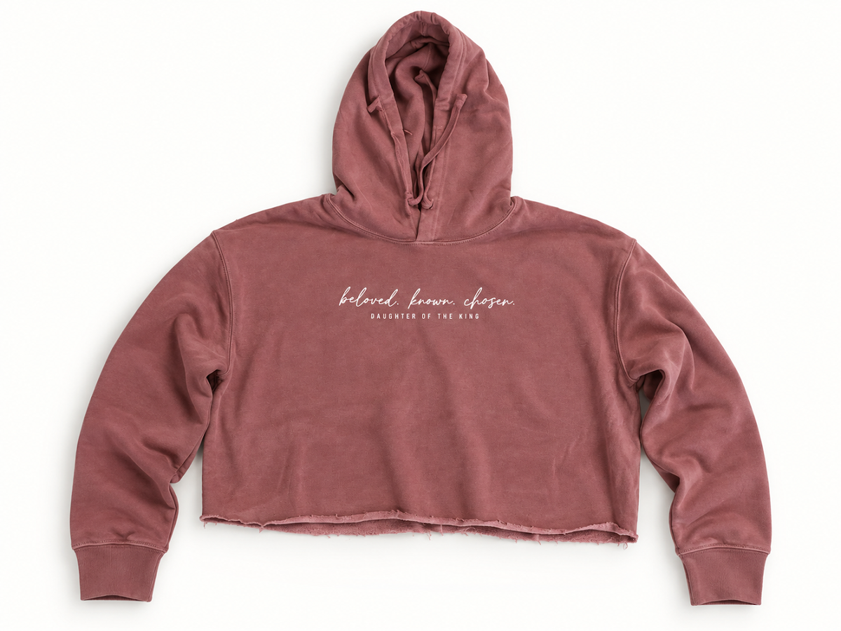 Women's Crop Hoodie - Faith By Flatlands