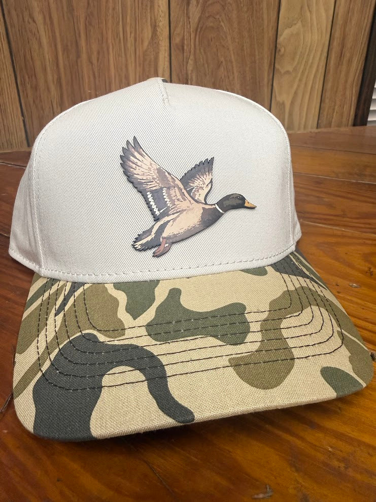 Outdoor Cap 560 Youth IVORY/MARSH  - Flatlands Branding Duck
