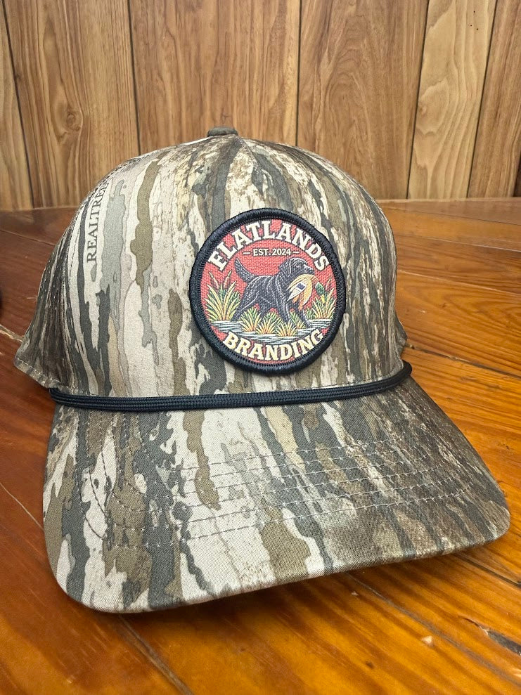 Outdoor Cap 551 CAMO REALTREE® LEGACY/BLACK CORD - Flatlands Branding Dog/Duck