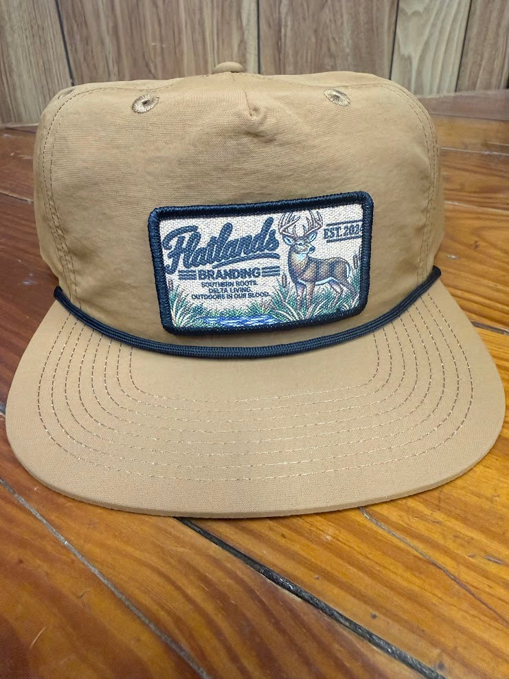 Outdoor Cap 556 CANYON BROWN/BLACK CORD  - Flatlands Branding Deer